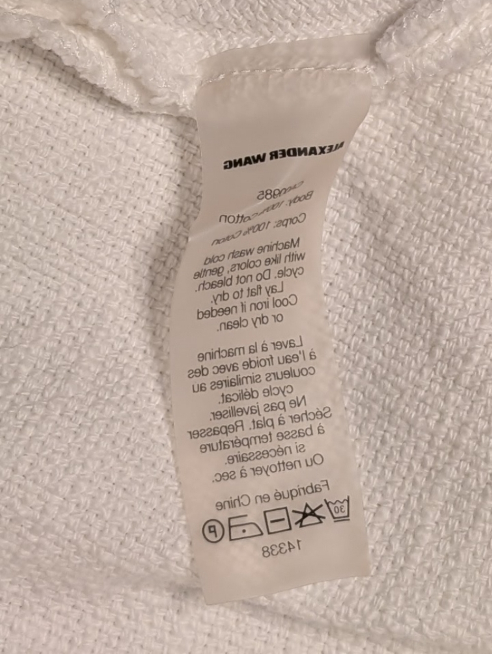 Alexander Wang White Sleeveless Mini Dress with Fringed Trim - Picture 10 of 11